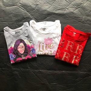 3 pack Girls trendy t-shirts